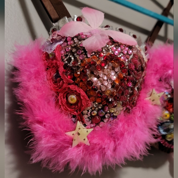 Hand made Festival top/bra Or Mermaid Costume Cosplay - Picture 7 of 7